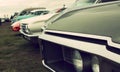 vintage american car detail photo Royalty Free Stock Photo