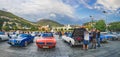 Vintage American Car show in Bergen, Norway Royalty Free Stock Photo