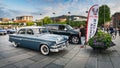 Vintage American Car show in Bergen, Norway Royalty Free Stock Photo