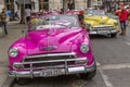 Vintage American cars near Central Park, Havana, Cuba #19