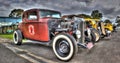 Vintage American Ford hot rod Royalty Free Stock Photo