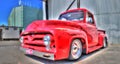 Vintage American Ford pickup truck