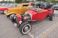 Vintage american hot rod pickup Ford Royalty Free Stock Photo