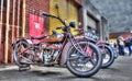 Vintage American Indian motorcycle