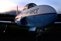 Vintage American jet, lockheed T33A Shooting Star.