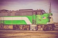 Vintage American Locomotive Royalty Free Stock Photo