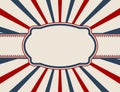 Vintage American patriotic background Royalty Free Stock Photo