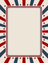 Vintage American patriotic background Royalty Free Stock Photo