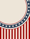 Vintage American patriotic background Royalty Free Stock Photo