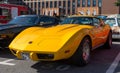 The Vintage American sports car Chevrolet Corvette Stingray