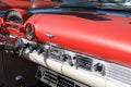 Vintage american sports car interior Royalty Free Stock Photo