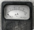 Vintage Ampere Meter Royalty Free Stock Photo