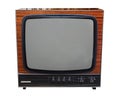 Vintage analog black and white TV