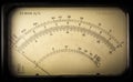 Vintage analog electric meter Royalty Free Stock Photo