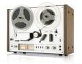 Vintage analog recorder reel to reel Royalty Free Stock Photo