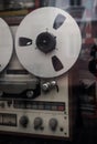 Vintage Analog Stereo Tape Deck Recorder Royalty Free Stock Photo