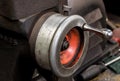 Vintage antique automotive machine shop brake lathe dial indicator