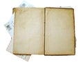Vintage antique book Royalty Free Stock Photo