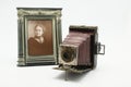 Vintage or Antique Camera and Photograph