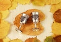 vintage antique cups with grapes design silver plated