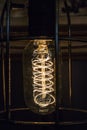 Vintage antique filament light bulb. Lightbulb for background or abstract II Royalty Free Stock Photo