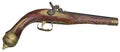 Vintage antique flintlock pistol