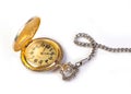 Vintage antique Gold Pocket watch Royalty Free Stock Photo