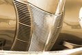 vintage antique old car grill Royalty Free Stock Photo