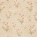 Vintage antique paper shabby rose flower texture