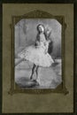 Vintage Antique Photograph Ballet Dancer, Woman, Ballet