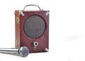 Vintage Antique speaker Royalty Free Stock Photo