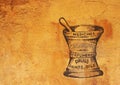 Vintage Apothecary Sign Royalty Free Stock Photo