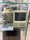 vintage Apple computer on sale in store, Tokyo, Japan. 23 Oct 2015