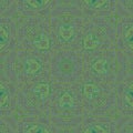 Vintage Arabic pattern. Persian colored carpet. Rich ornament for fabric design, handmade, interior decoration, textiles. green