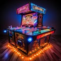 Vintage Arcade: Nostalgia meets fun with our retro arcade-inspired interactive setup