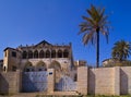 Vintage architecture of the Coptic Monastery in Jaffa Israel