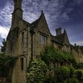 Vintage architecture of Cotswolds area - Bourton-on-the-Water, Gloucestershire, UK Royalty Free Stock Photo