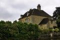 Vintage architecture of Cotswolds area - Bourton-on-the-Water, Gloucestershire, UK Royalty Free Stock Photo