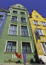 Vintage architecture of Old Town in Gdansk, Tricity, Pomerania, Poland