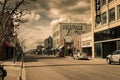 Vintage Architecture in Old Town Pocatello, Idaho Royalty Free Stock Photo