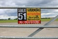 A Vintage Area 51 Sign