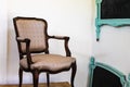 Vintage Armchair House Elegant Antique Style Royalty Free Stock Photo