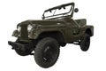 Vintage Army Jeep Royalty Free Stock Photo