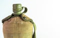 Vintage Army water canteen Royalty Free Stock Photo