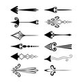 Vintage arrows or cursors