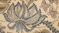 Vintage artistic flowers and leaves wallpaper