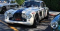 Vintage aston martin race car Royalty Free Stock Photo