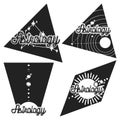 Vintage astrology emblems