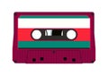 Vintage audio cassete tape Royalty Free Stock Photo