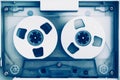 Vintage audio tape compact cassette Royalty Free Stock Photo